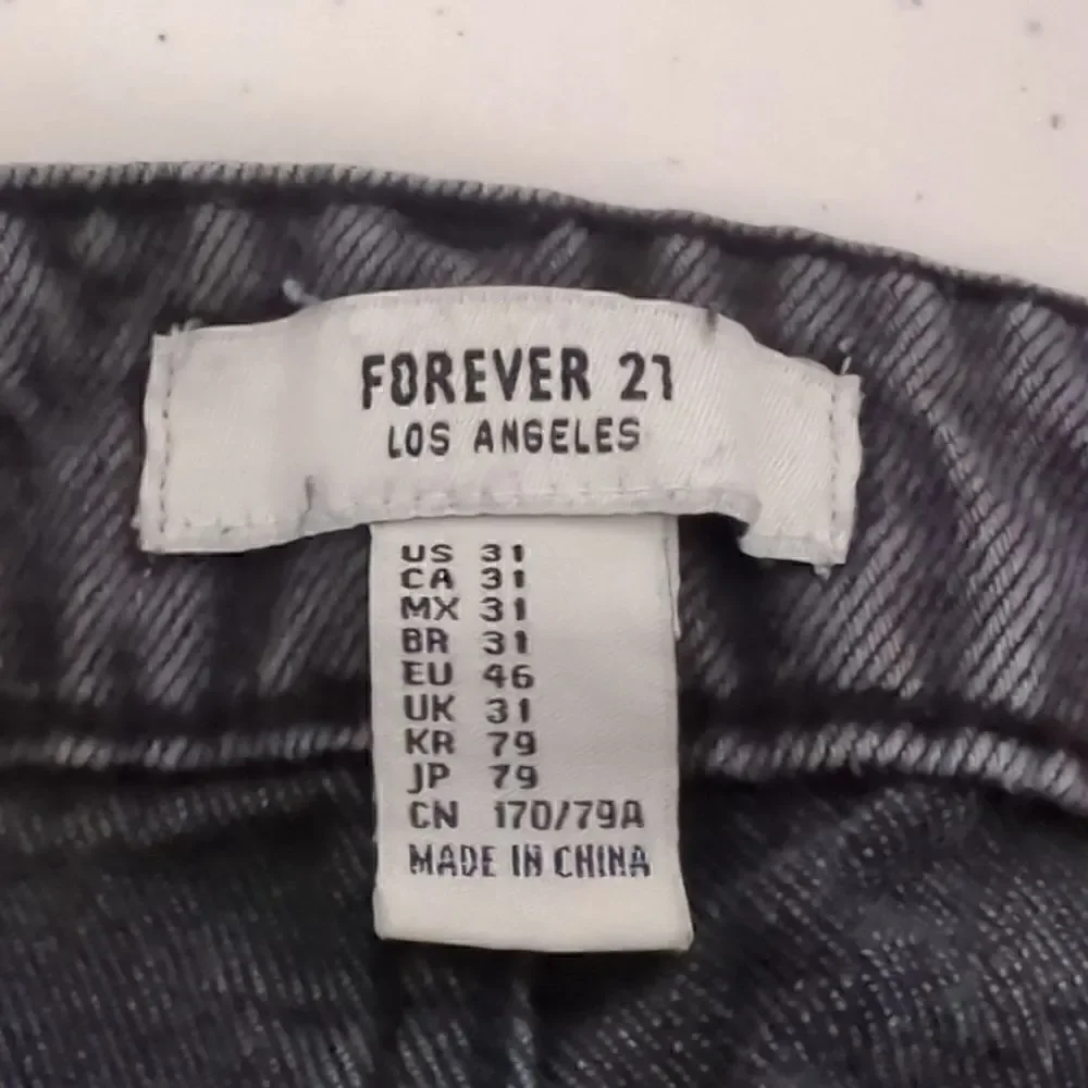 Forever 21 Black Denim Shorts